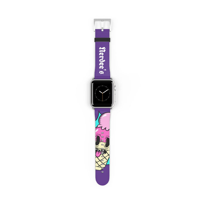Nerdee's "I-Scream" Watch Band - (Design 01) Purple