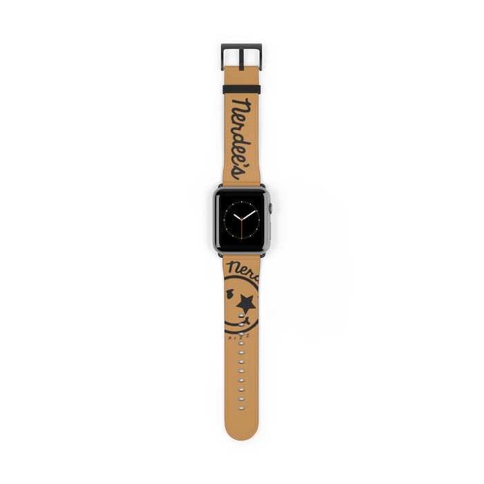 Nerdee's Official Logo Watch Band - (Design 01) Tan