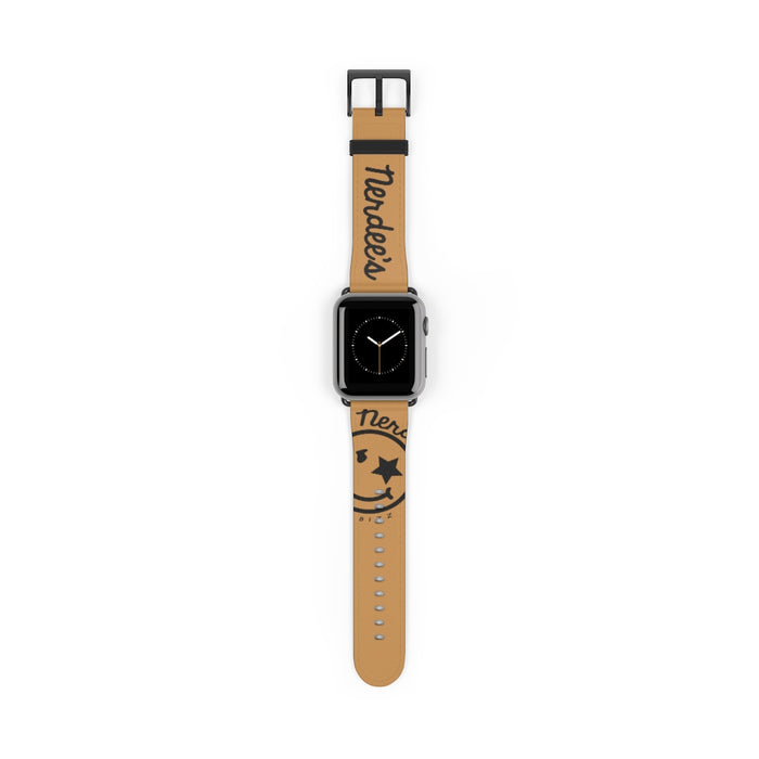 Nerdee's Official Logo Watch Band - (Design 01) Tan