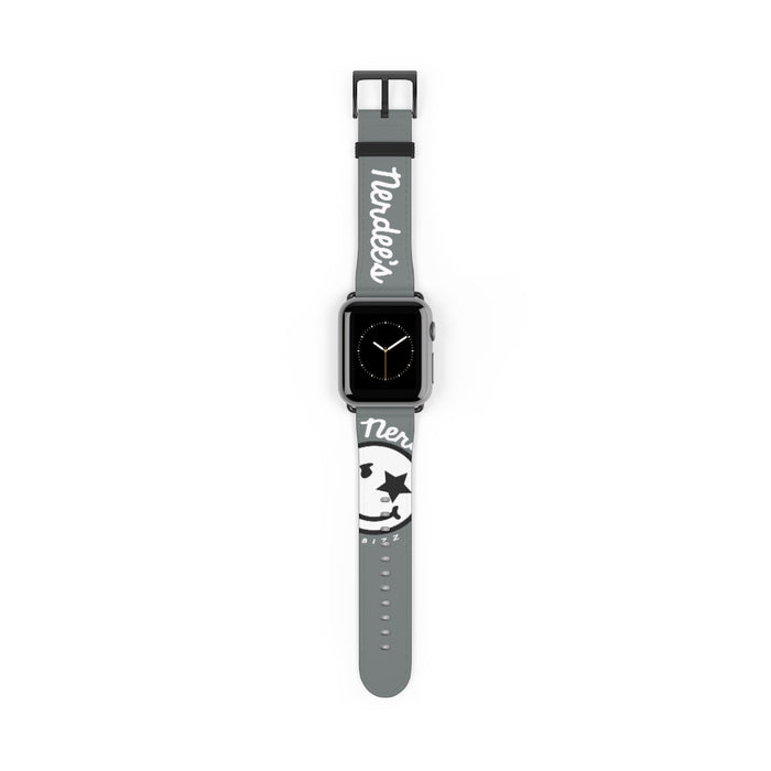 Nerdee's Official Logo Watch Band - (Design 02) Dark Gray