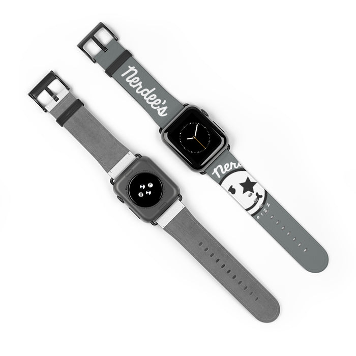 Nerdee's Official Logo Watch Band - (Design 02) Dark Gray