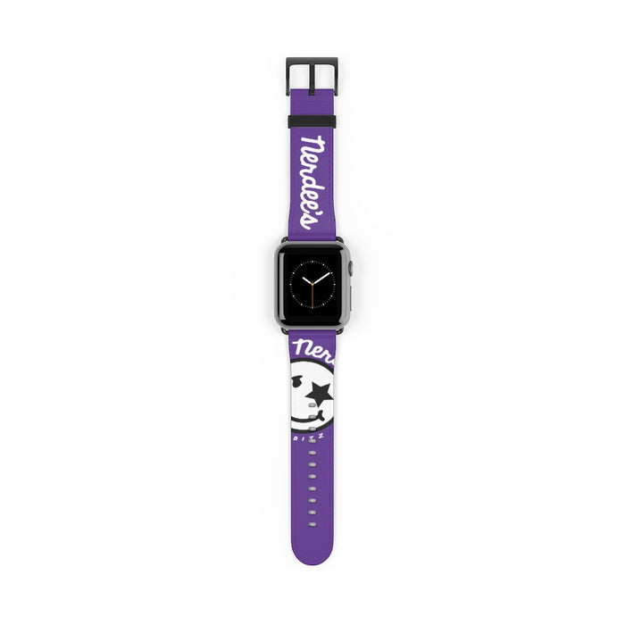 Nerdee's Official Logo Watch Band - (Design 02) Purple