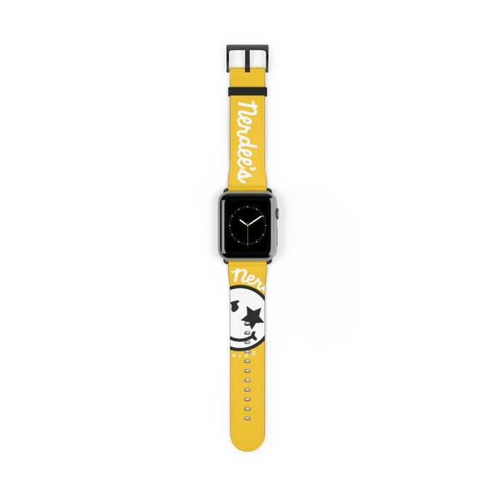 Nerdee's Official Logo Watch Band - (Design 02) Yellow
