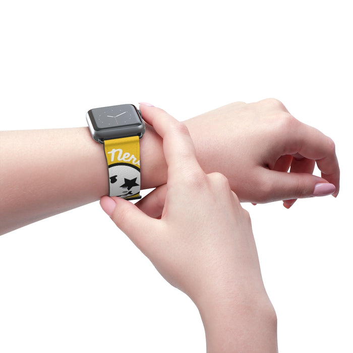 Nerdee's Official Logo Watch Band - (Design 02) Yellow
