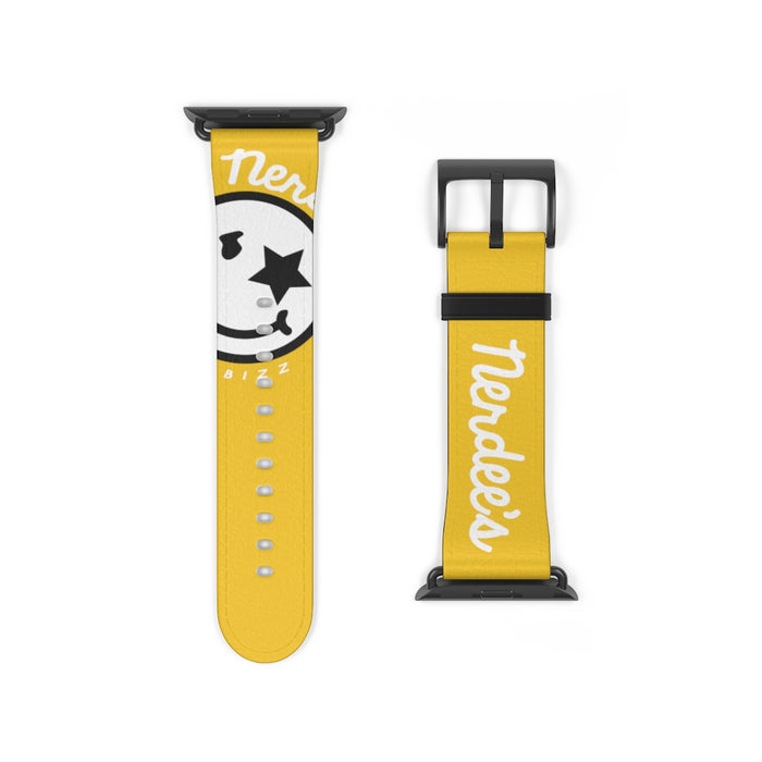 Nerdee's Official Logo Watch Band - (Design 02) Yellow