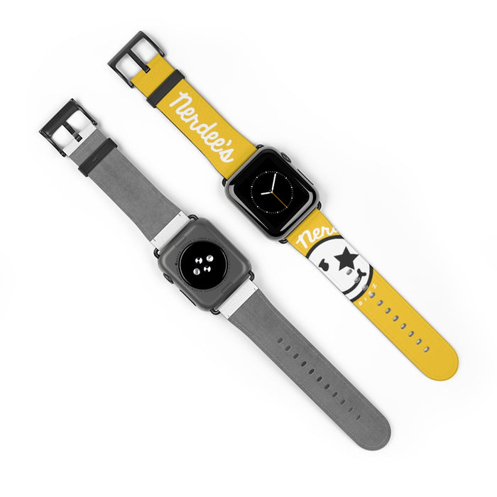 Nerdee's Official Logo Watch Band - (Design 02) Yellow