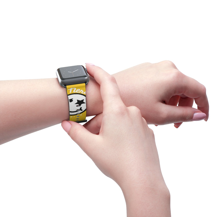 Nerdee's Official Logo Watch Band - (Design 02) Yellow