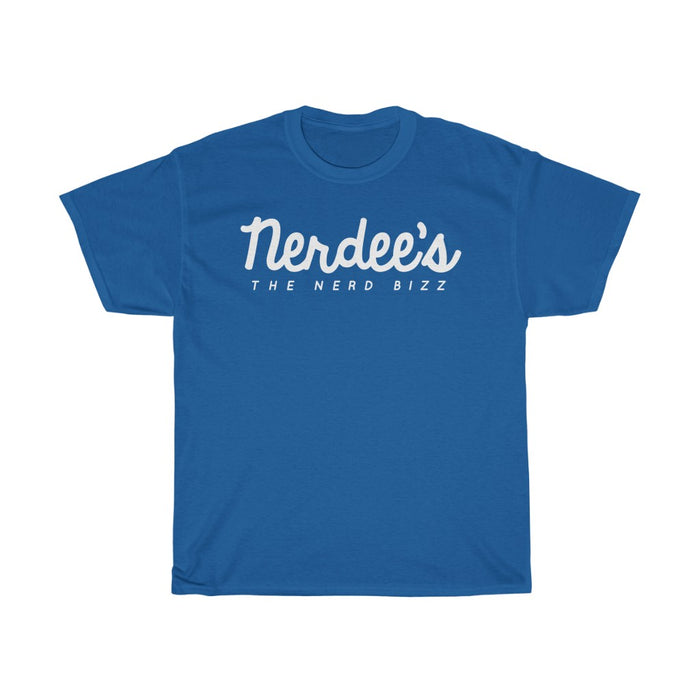 Nerdee's Official Script Logo Tee - Unisex Heavy Cotton Tee
