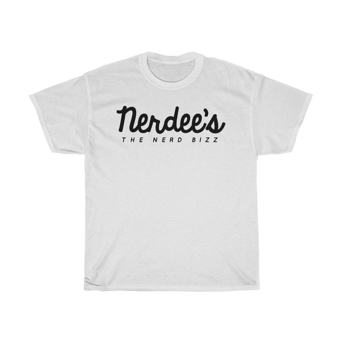 Nerdee's Official Script Logo Tee - Unisex Heavy Cotton Tee