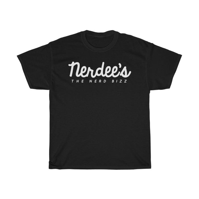 Nerdee's Official Script Logo Tee - Unisex Heavy Cotton Tee