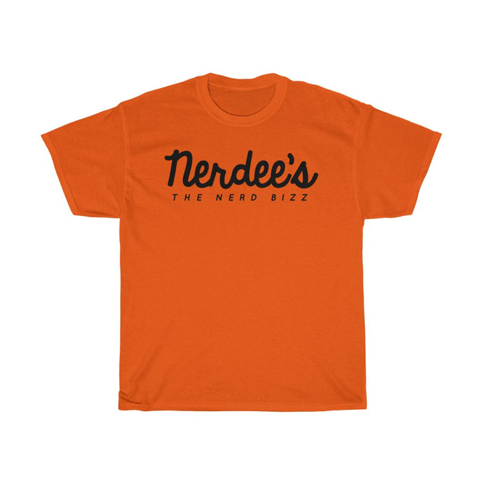 Nerdee's Official Script Logo Tee - Unisex Heavy Cotton Tee