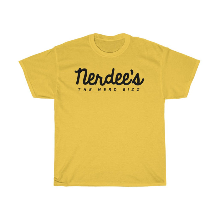Nerdee's Official Script Logo Tee - Unisex Heavy Cotton Tee