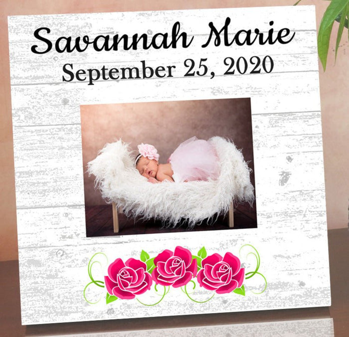 Personalized New Baby Picture Frame