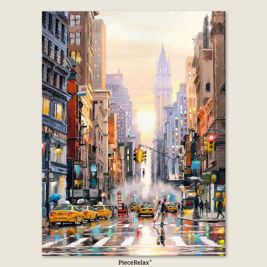 Wandering New York in the rain... is this the familiar street you hold in your memories? You’ll Always Get There with PieceRelax.