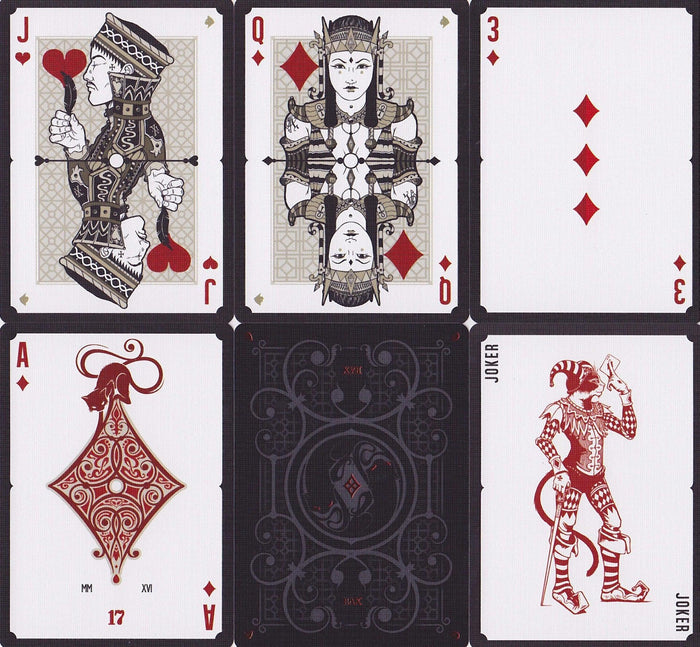No. 17 Le Chat Rouge Playing Cards by Stockholm 17