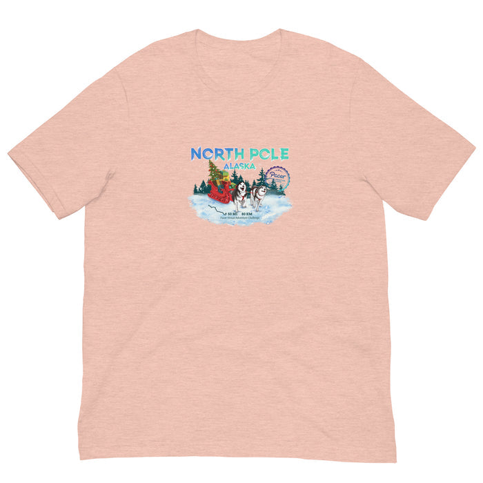 North Pole Alaska Virtual Challenge Unisex t-shirt