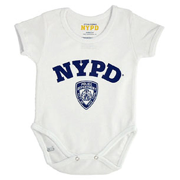 NYPD White Onesie