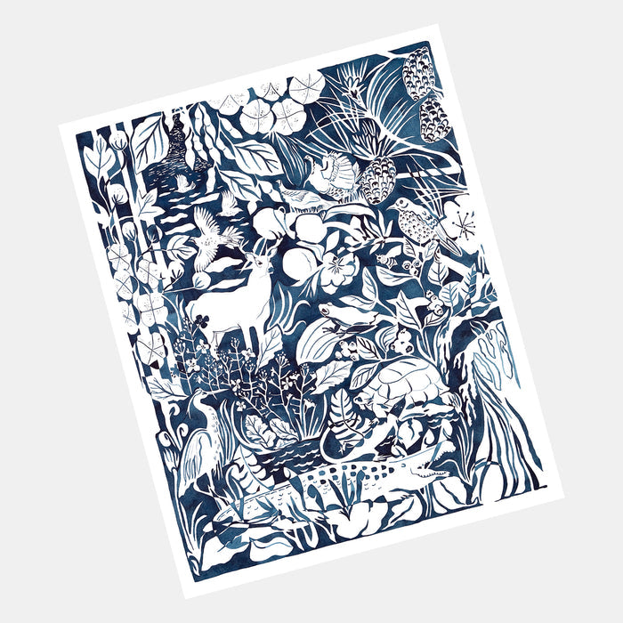 "Ode to Georgia" Archival Print by Kate Couch - by Kate Couch - K. A. Artist Shop
