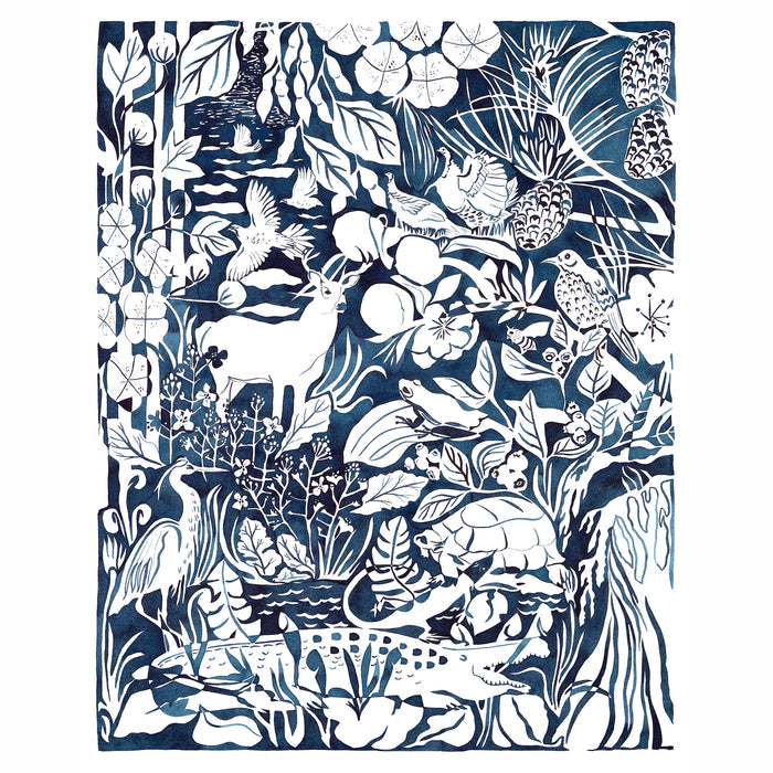 "Ode to Georgia" Archival Print by Kate Couch - by Kate Couch - K. A. Artist Shop