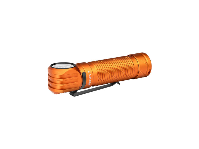 Olight Perun 3 Rechargeable Headlamp Orange 3000 Lumens