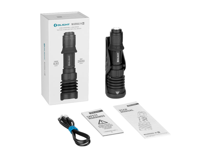 Olight Warrior X 4 Torch Kit 2600 Lumens | 630m Beam