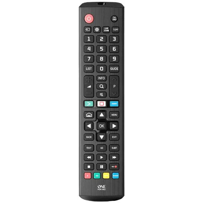 One For All LG TV Replacement Remote Control | URC4911 Remote Control Brand_One4All, Free Delivery Smalls, Product Type_Remote Control, Supplier Order, TV Accessories One For All LG TV Replacement Remote Control | URC4911 - Default Title 24.99 URC4911 Meath Meath Ireland aceeuronics.ie Ace Euronics