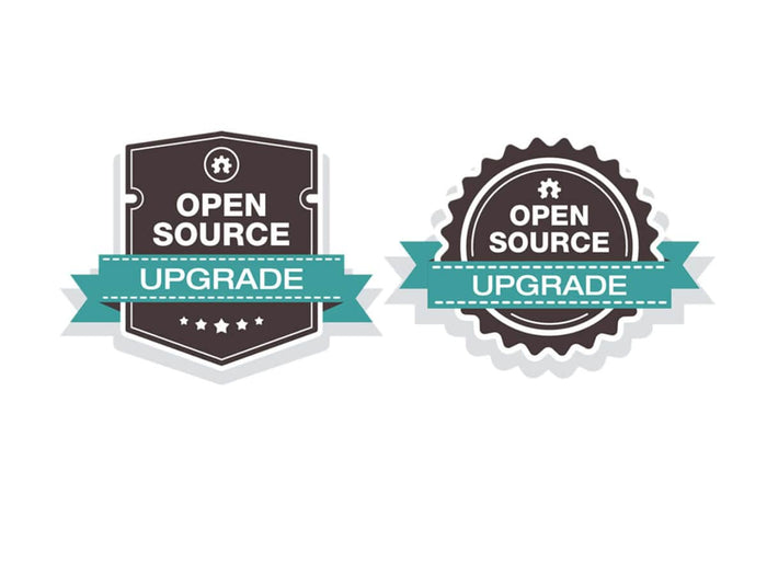 Open source "Upgrade" stickers [Discontinued] by Adafruit - The Pi Hut