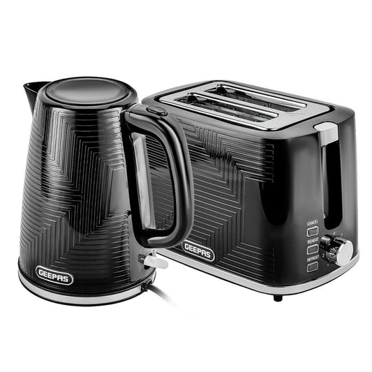 Opus Collection 1.7L Electric Kettle & 2 Slice Bread Toaster Set