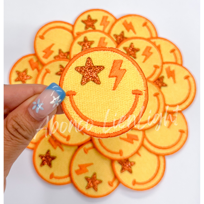 Orange Bolt Smiley