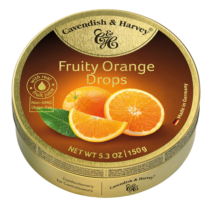 Orange Cavendish & Harvey Drops - 12ct Tins