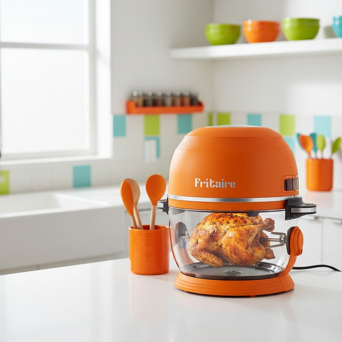 Orange | Self-Cleaning Air Fryer & Non-Toxic Air Fryer (Open-Box)  - Final Sale
