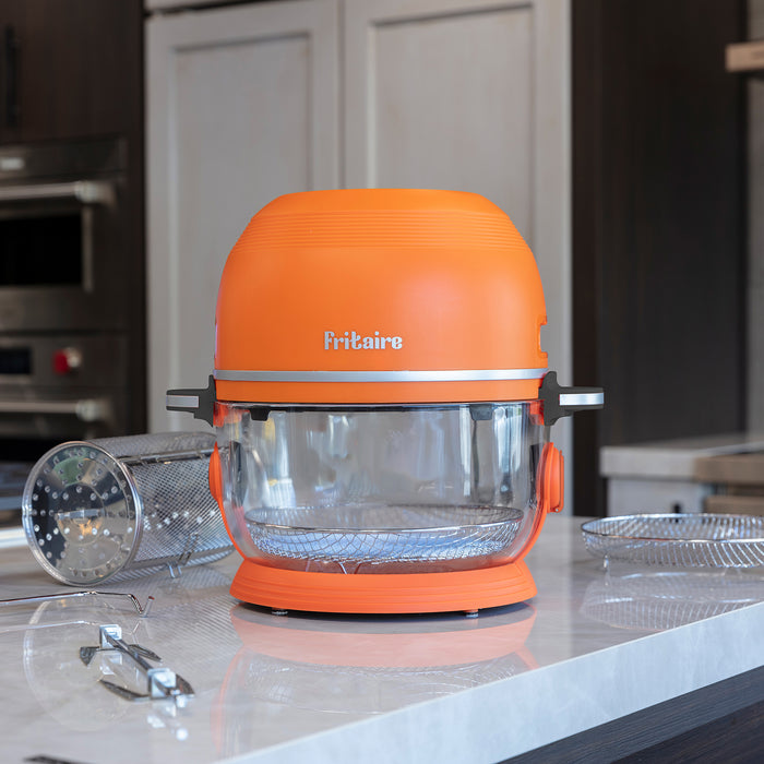 Orange | Self-Cleaning Air Fryer & Non-Toxic Air Fryer (Open-Box)  - Final Sale