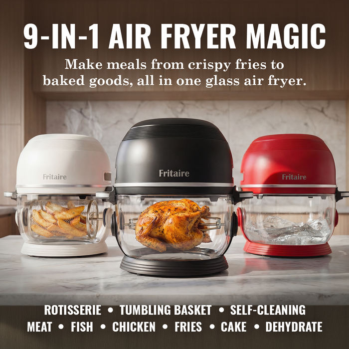 Orange | Self-Cleaning Air Fryer & Non-Toxic Air Fryer (Open-Box)  - Final Sale