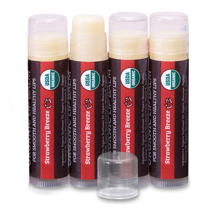 Organic Strawberry Breeze 4-Pack