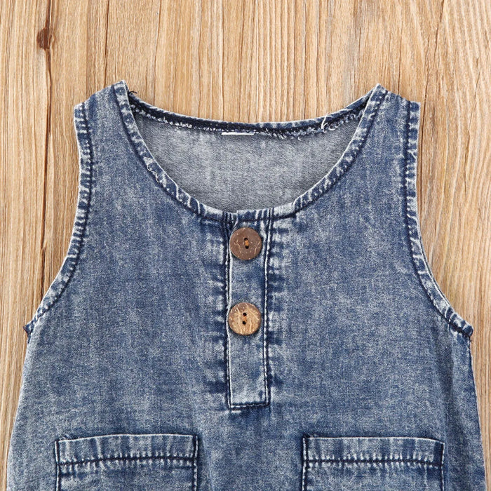 OSCAR Denim Romper