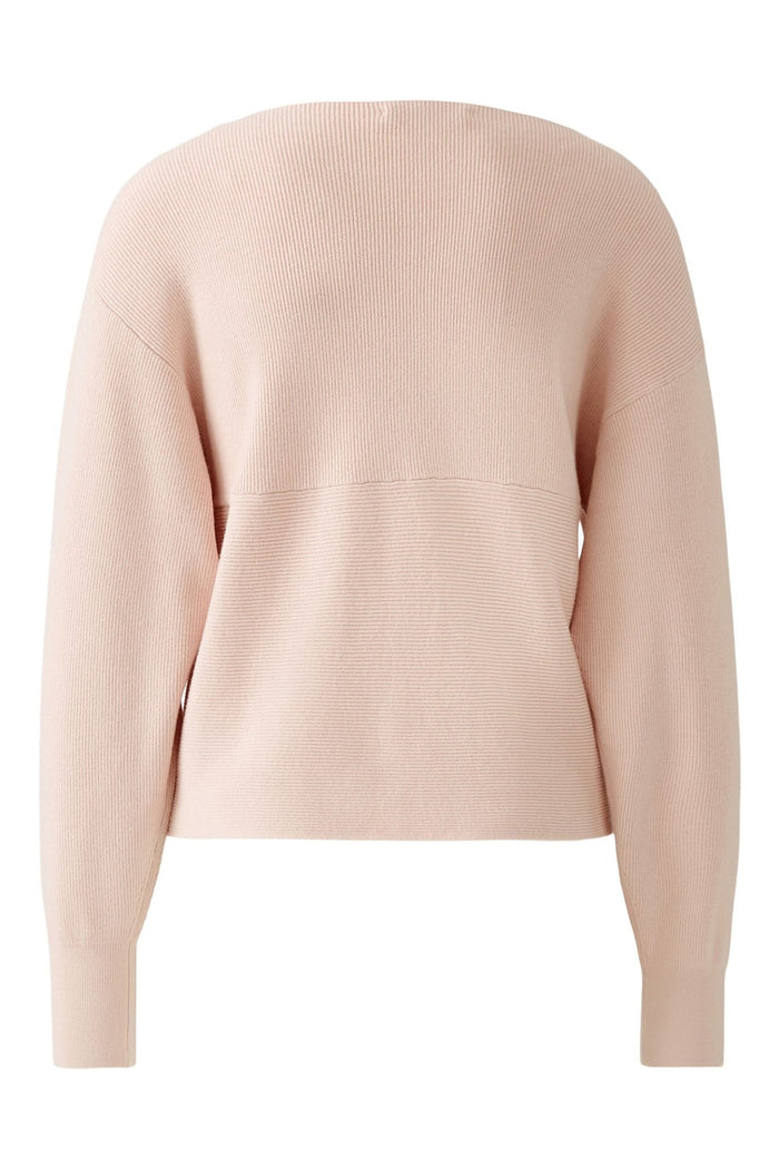 Oui 92954 Peach Whip Pullover Knot Front Detail - Dotique