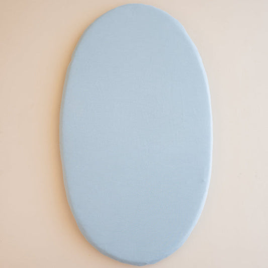 Kyte Baby Oval Bassinet Sheet in Fog