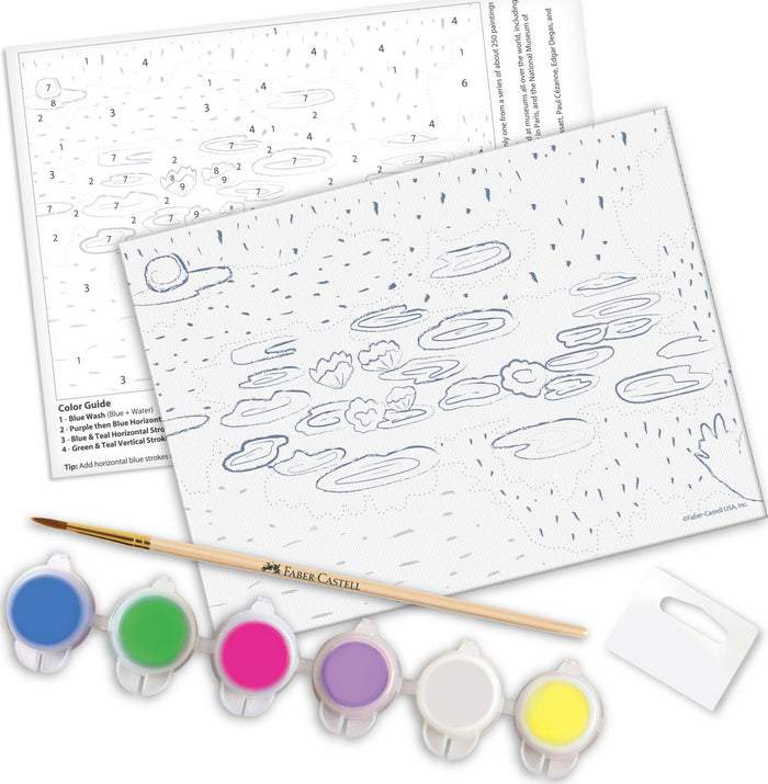 Paint by Number Water Lilies
