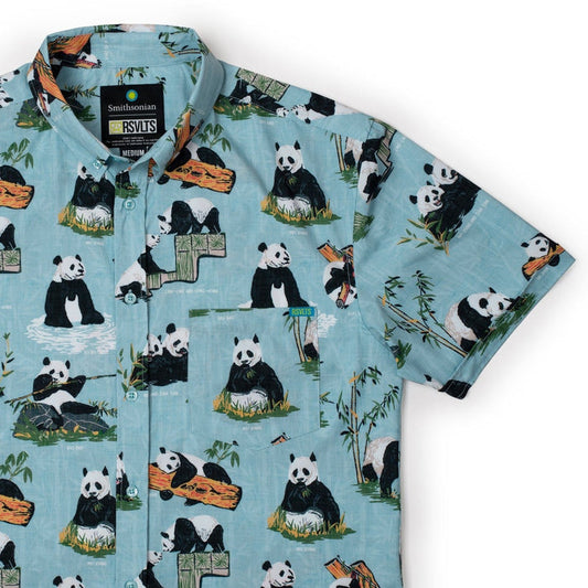 RSVLTS RSVLTS Smithsonian Series 2 "Pandas"_ KUNUFLEX Short Sleeve Shirt