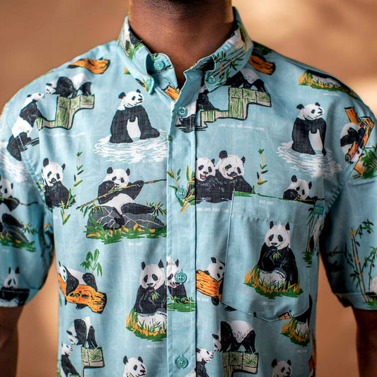 RSVLTS RSVLTS Smithsonian’s National Zoo and Conservation Biology Institute “Panda Watch” – KUNUFLEX Short Sleeve Shirt