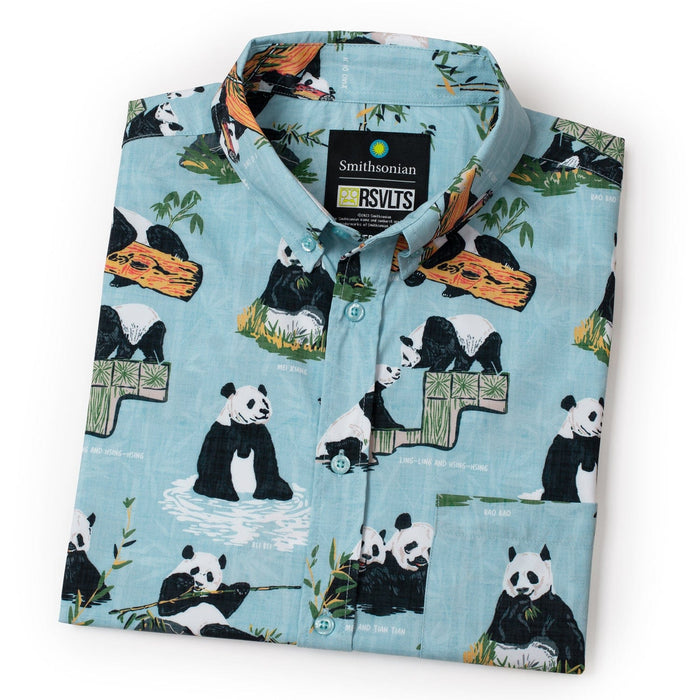 RSVLTS RSVLTS Smithsonian Series 2 "Pandas"_ KUNUFLEX Short Sleeve Shirt