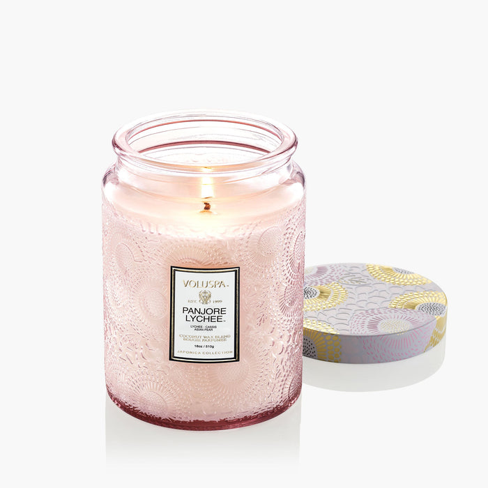 Panjore Lychee - Large Jar Candle