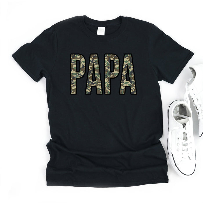 Papa Camo graphic t-shirt