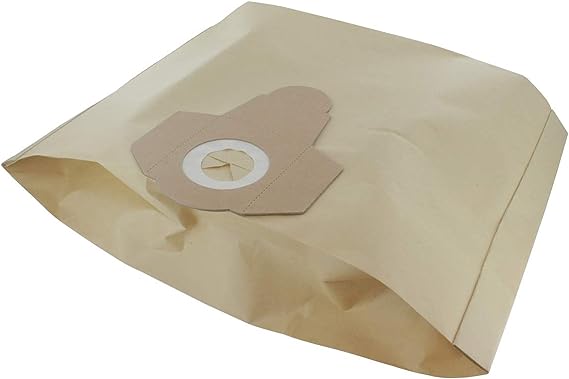 Parkside Lidl 20L Wet and Dry Vacuum Paper Bags | Pack of 5 Compatible with VB181 Clarke | Draper | RYOBI | Lidl Parkside PWD12