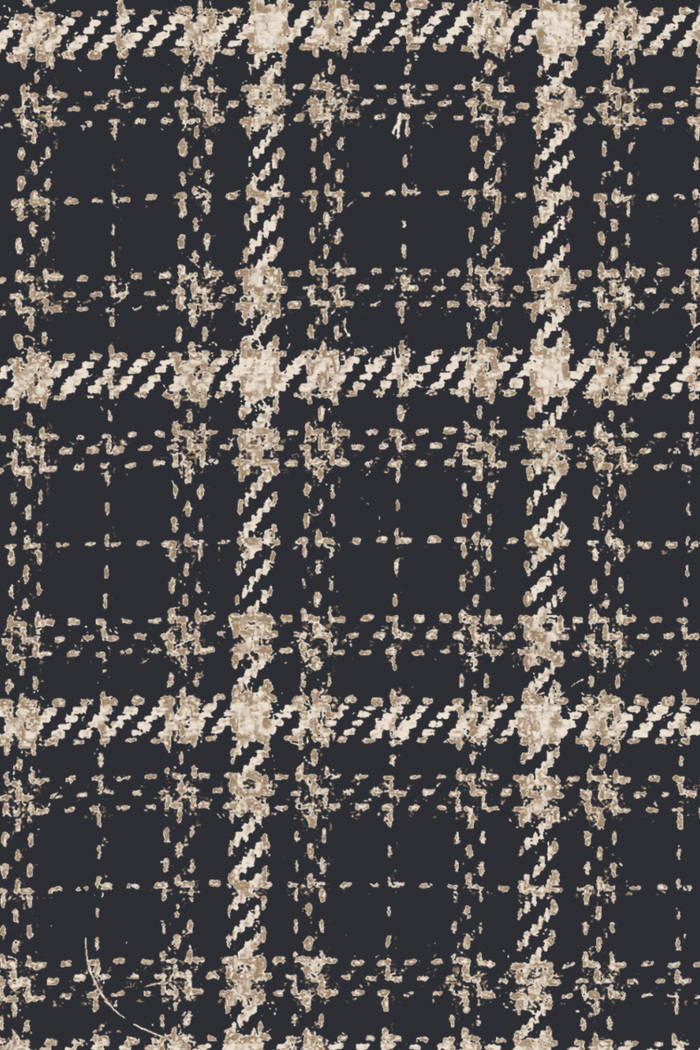 Part Two CorinnePW dark navy check skirt at Dotique – mid-length A-line skirt with front pleats.