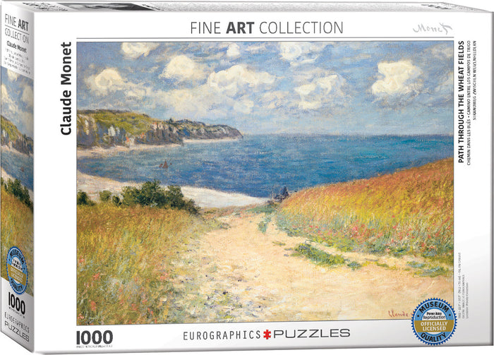 Path Through the Wheat Fields Monet 1000
