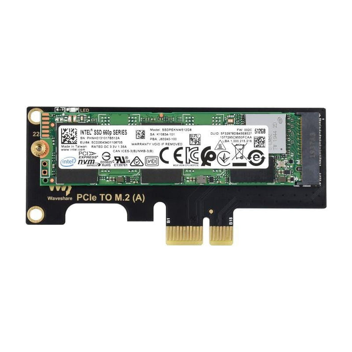 PCIe to M.2 Adapter (A) for Raspberry Pi CM4 IO Board by Waveshare - The Pi Hut