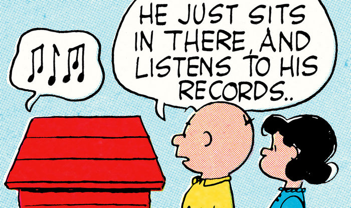 Peanuts Records Poster
