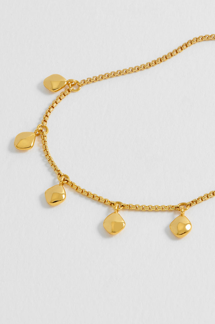 Pebble Double Chain Bracelet