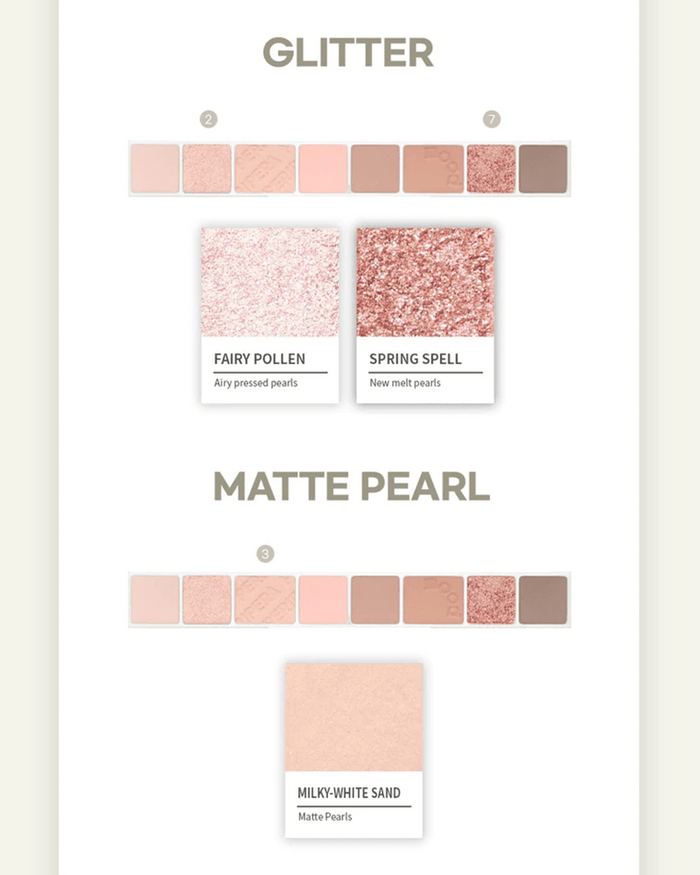 peripera All Take Mood Palette #Whisper of Milky Spring